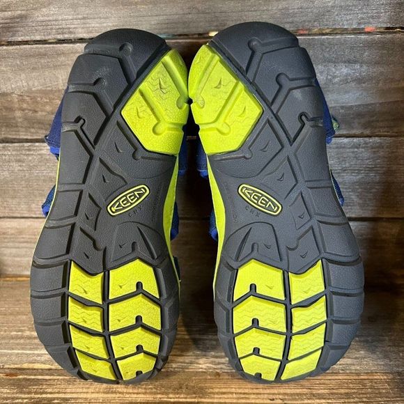 Childrens Kids Keen‎ Seacamp 2 CNX Blue Hiking Waterproof Sandals Shoes Size 3 Y - Picture 2 of 6